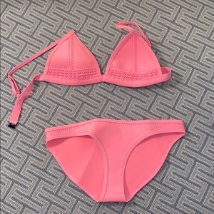 Pink Triangl Bikini Set